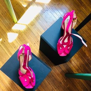 Pink Prada platforms